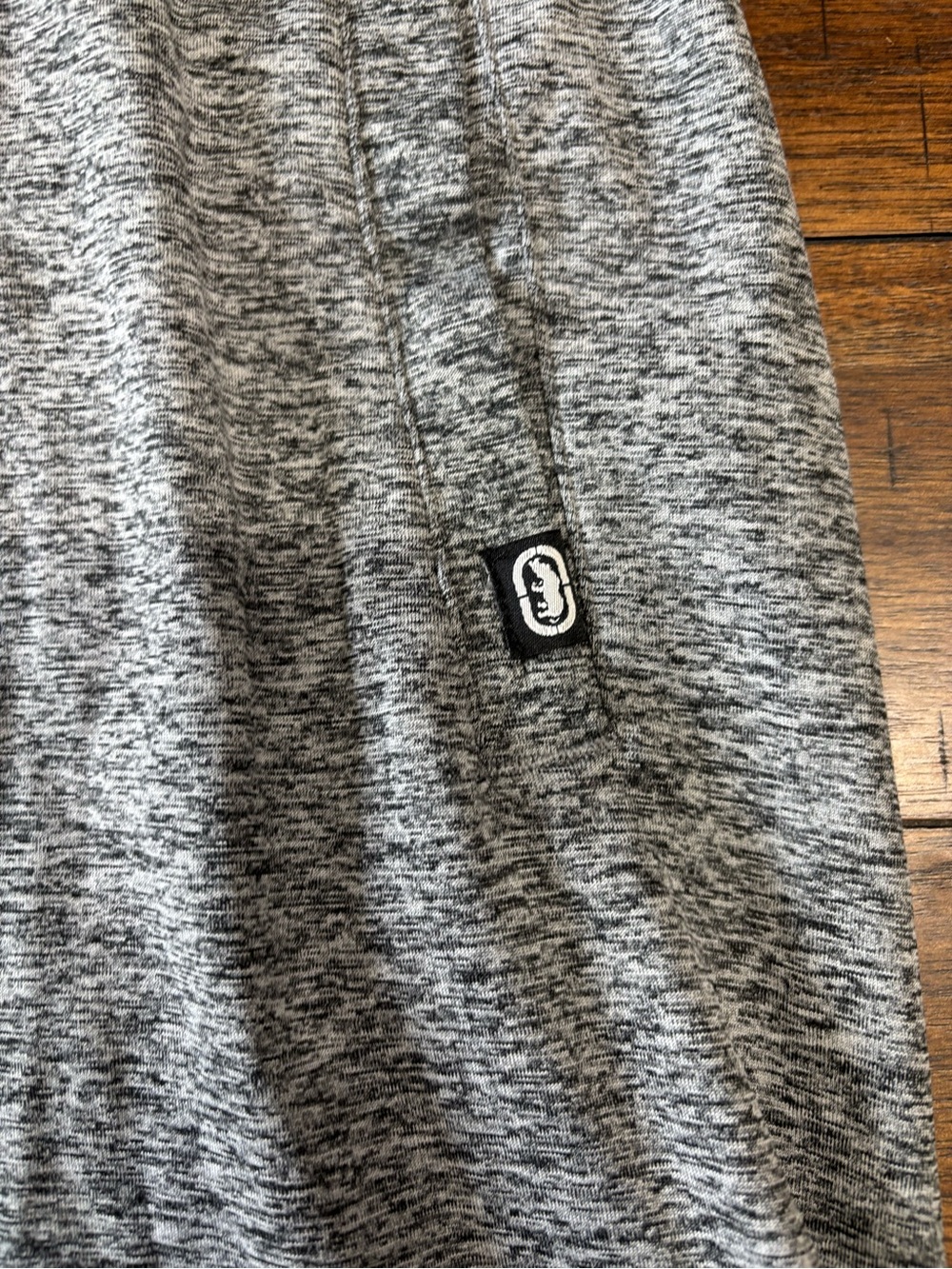 Ecko Unlimited Heather Grey Athletic Drawstring Shorts - Picture 2 of 9